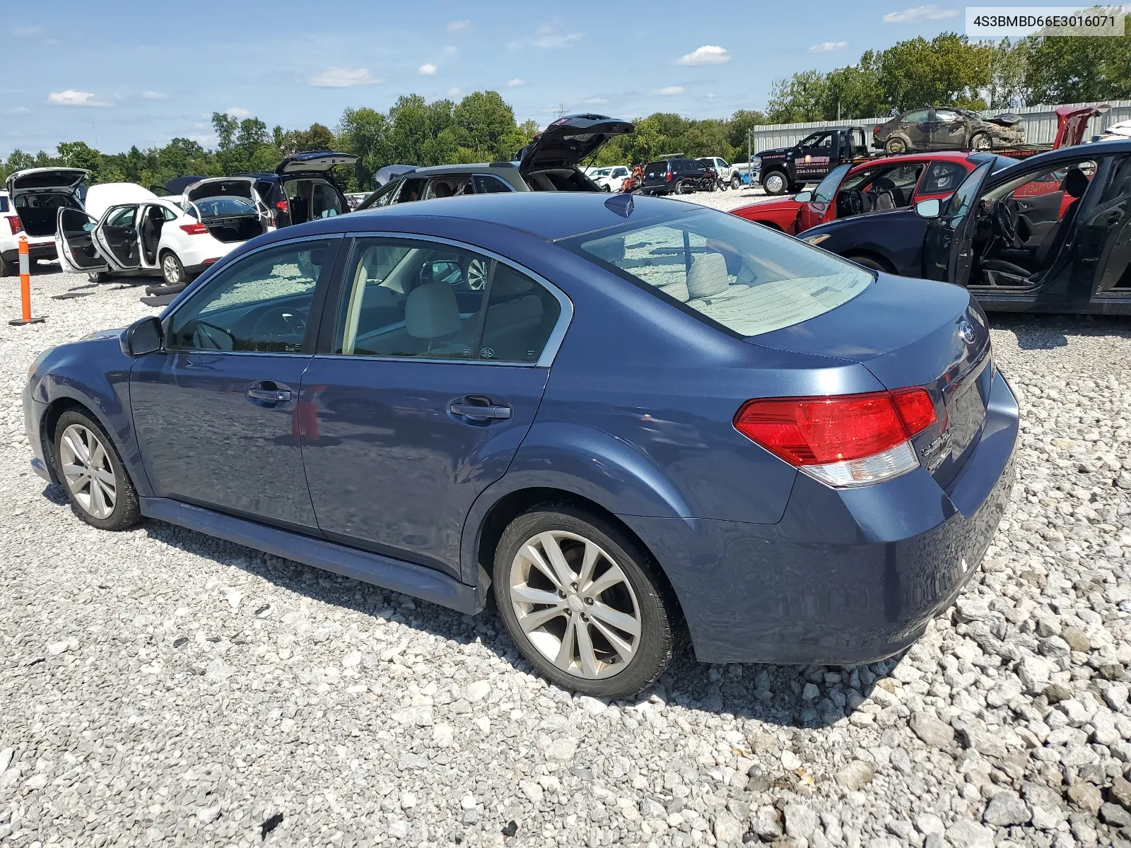 2014 Subaru Legacy 2.5I Premium VIN: 4S3BMBD66E3016071 Lot: 67722164