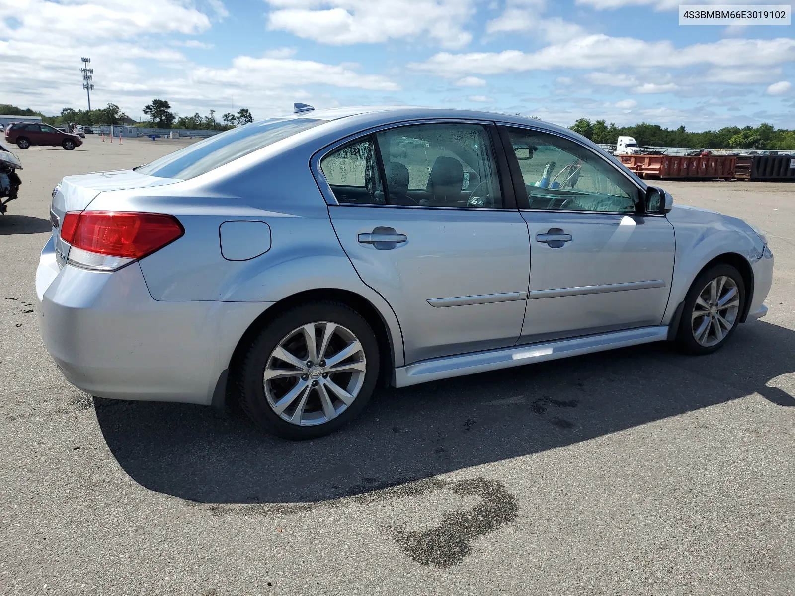 2014 Subaru Legacy 2.5I Limited VIN: 4S3BMBM66E3019102 Lot: 68218354