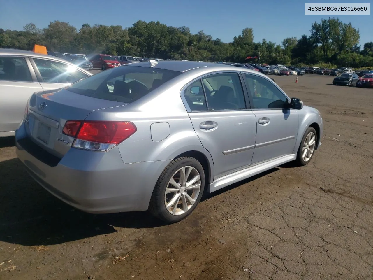 2014 Subaru Legacy 2.5I Premium VIN: 4S3BMBC67E3026660 Lot: 71082794