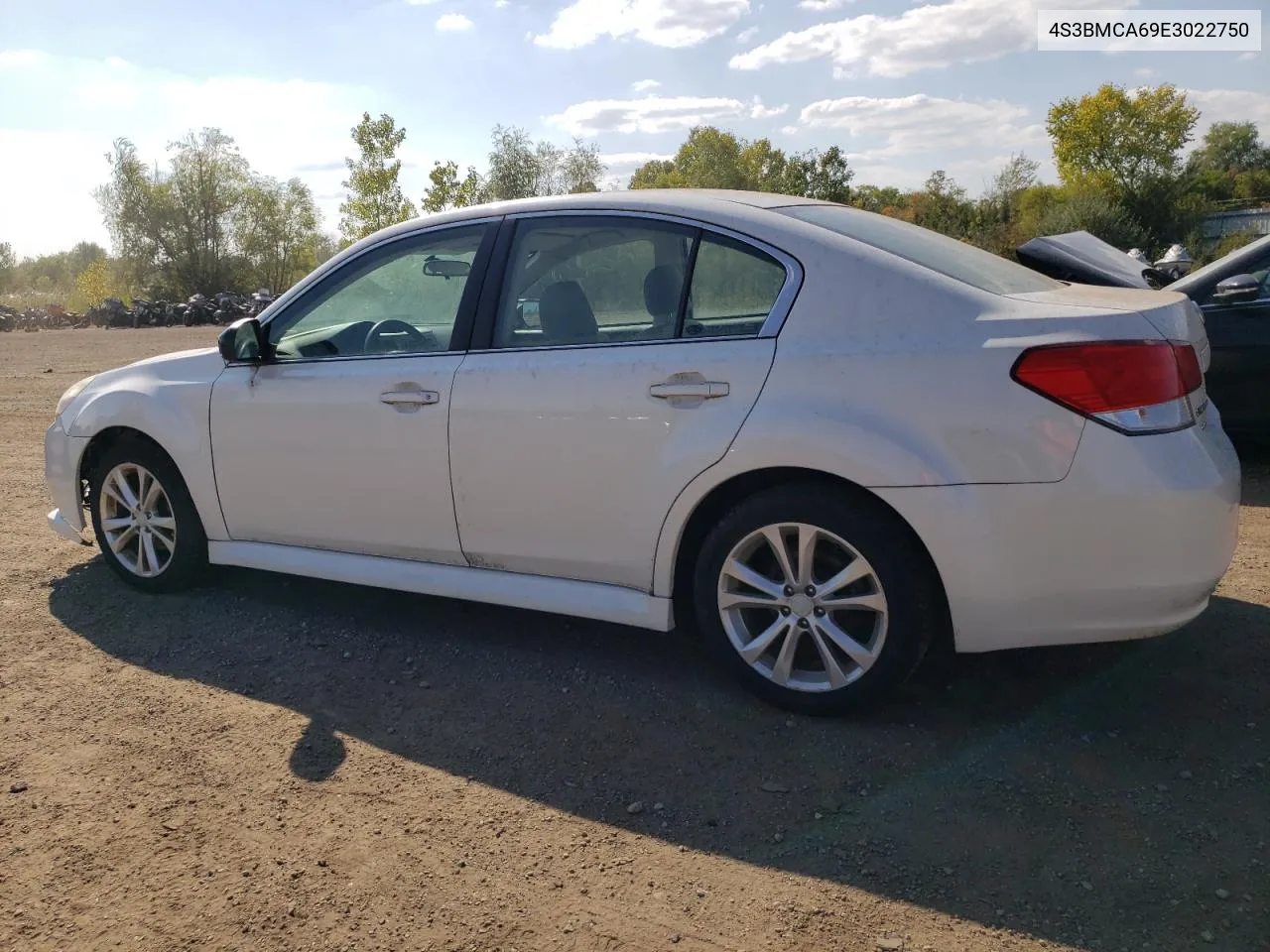 2014 Subaru Legacy 2.5I VIN: 4S3BMCA69E3022750 Lot: 71988724