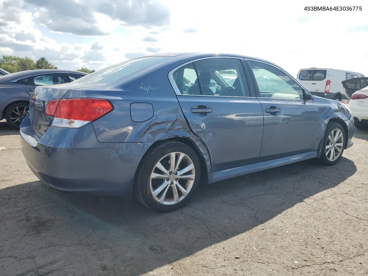 2014 Subaru Legacy 2.5I VIN: 4S3BMBA64E3036775 Lot: 72544544