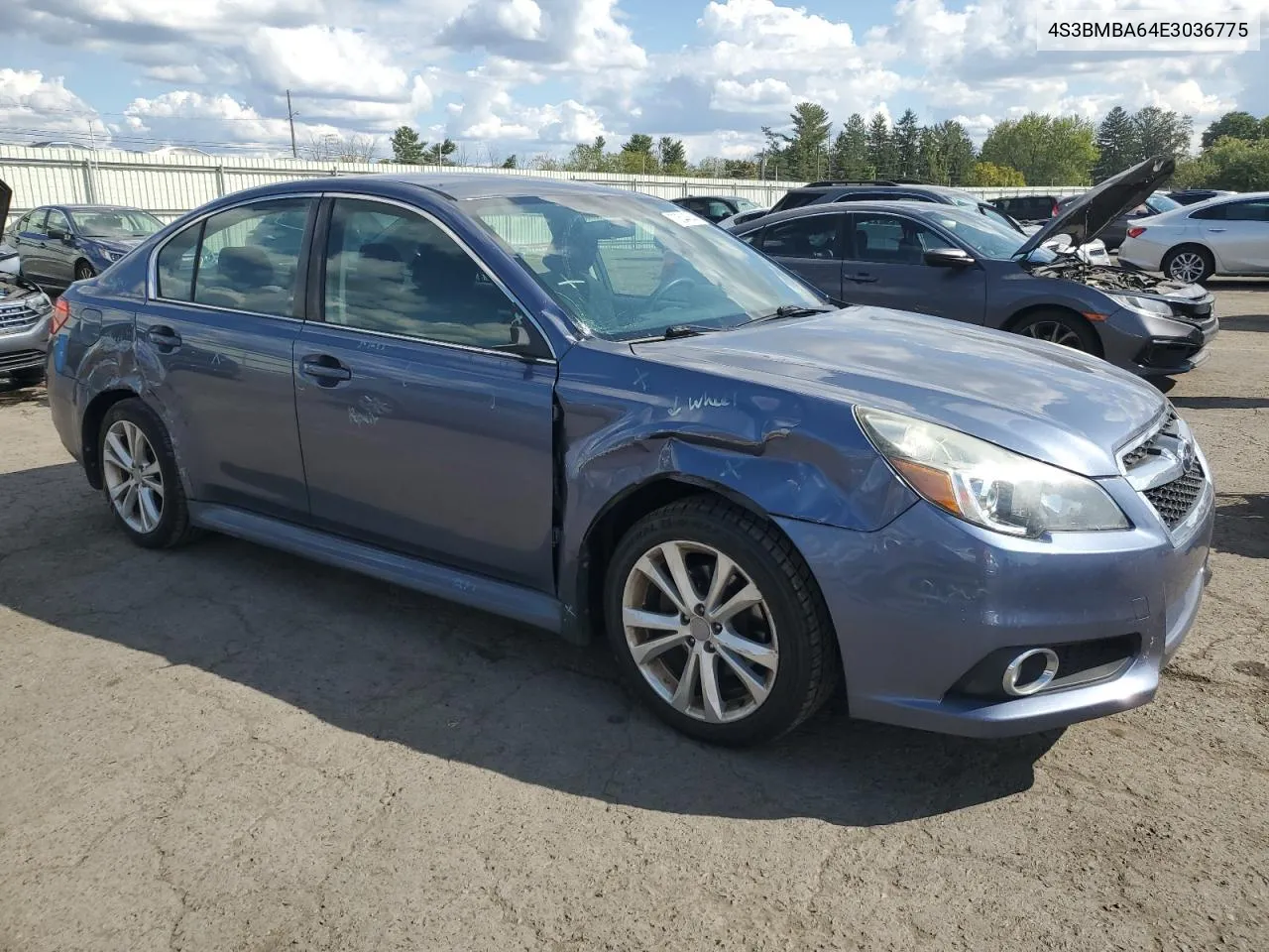 2014 Subaru Legacy 2.5I VIN: 4S3BMBA64E3036775 Lot: 72544544