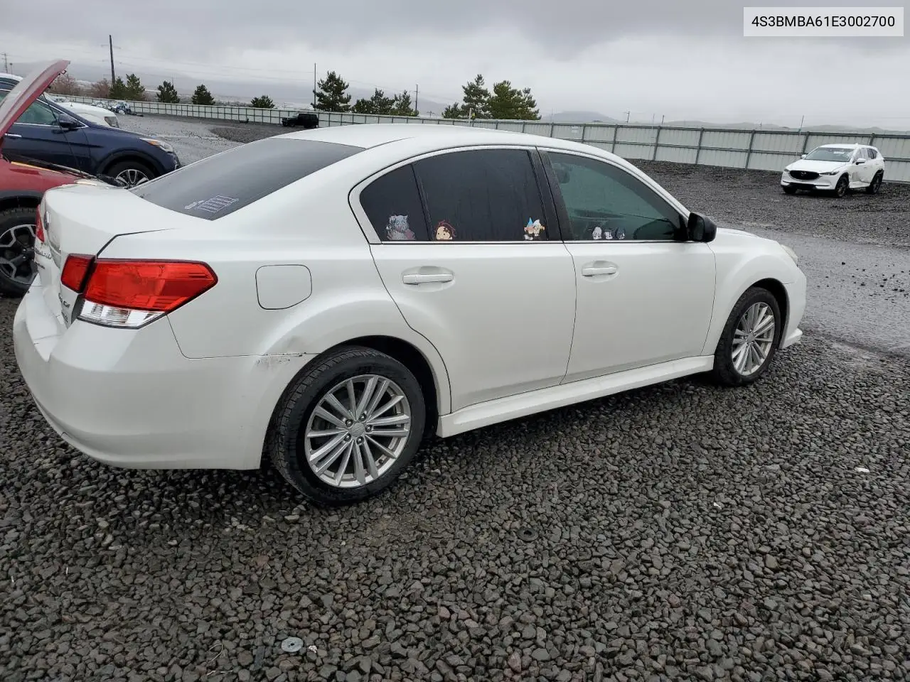 4S3BMBA61E3002700 2014 Subaru Legacy 2.5I