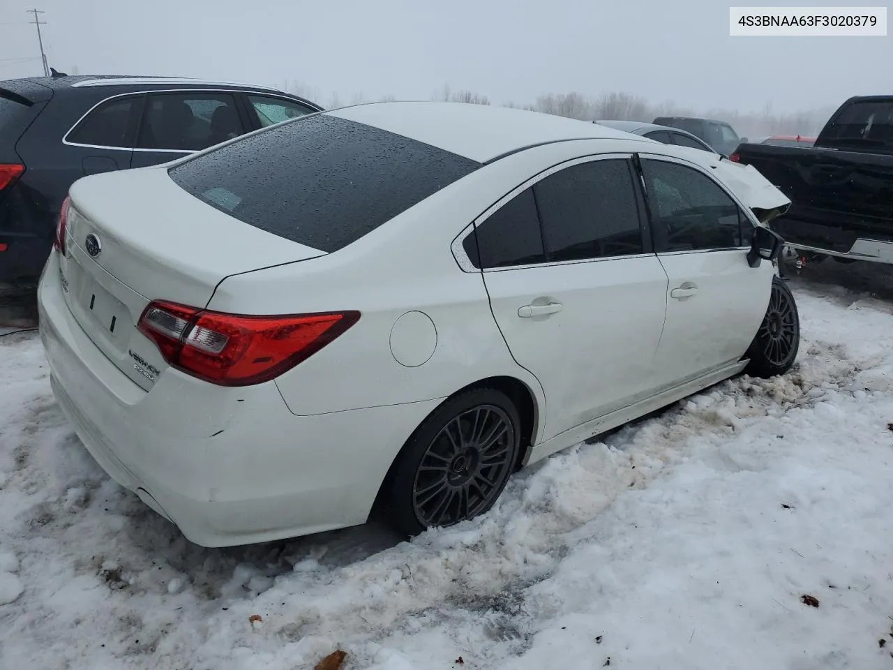 2015 Subaru Legacy 2.5I VIN: 4S3BNAA63F3020379 Lot: 39698464