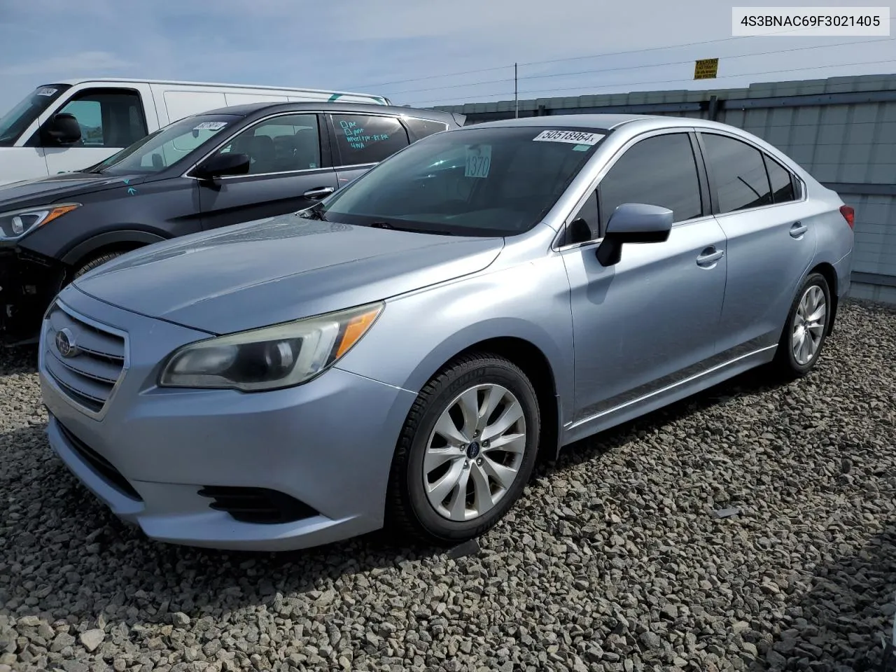 2015 Subaru Legacy 2.5I Premium VIN: 4S3BNAC69F3021405 Lot: 50518964