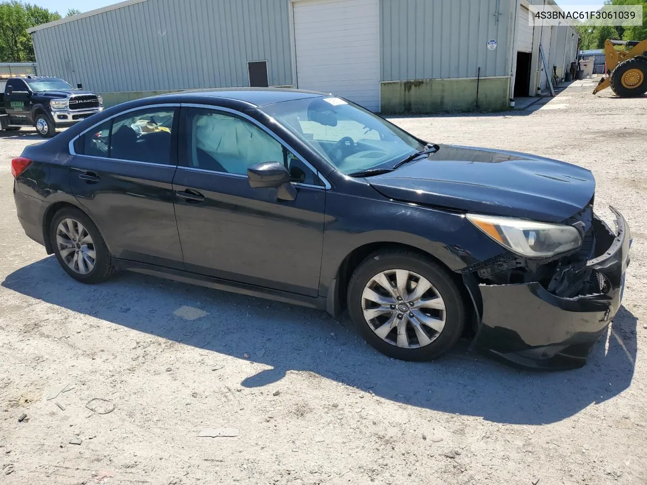 2015 Subaru Legacy 2.5I Premium VIN: 4S3BNAC61F3061039 Lot: 51967174