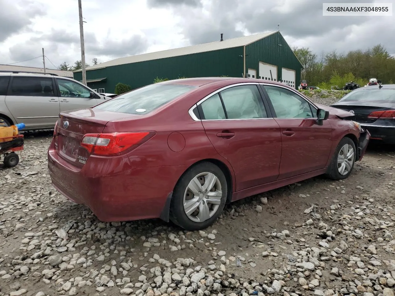 2015 Subaru Legacy 2.5I VIN: 4S3BNAA6XF3048955 Lot: 54866154