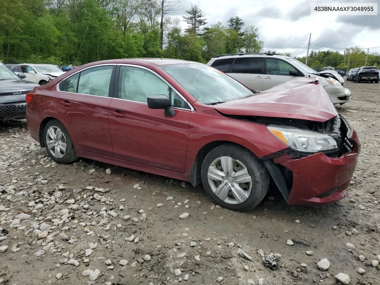 2015 Subaru Legacy 2.5I VIN: 4S3BNAA6XF3048955 Lot: 54866154