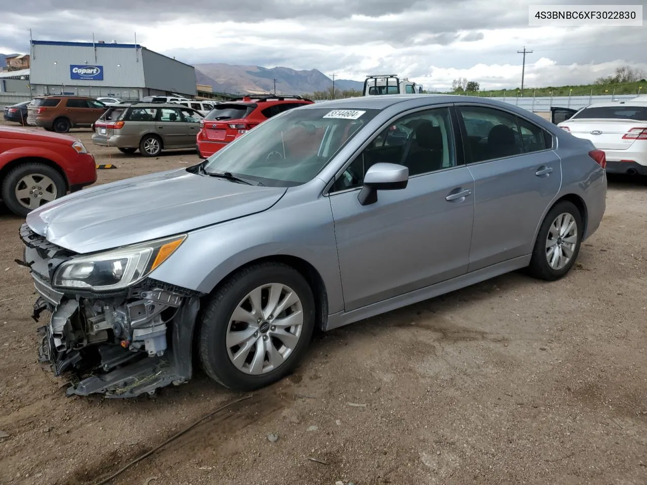 2015 Subaru Legacy 2.5I Premium VIN: 4S3BNBC6XF3022830 Lot: 55144604