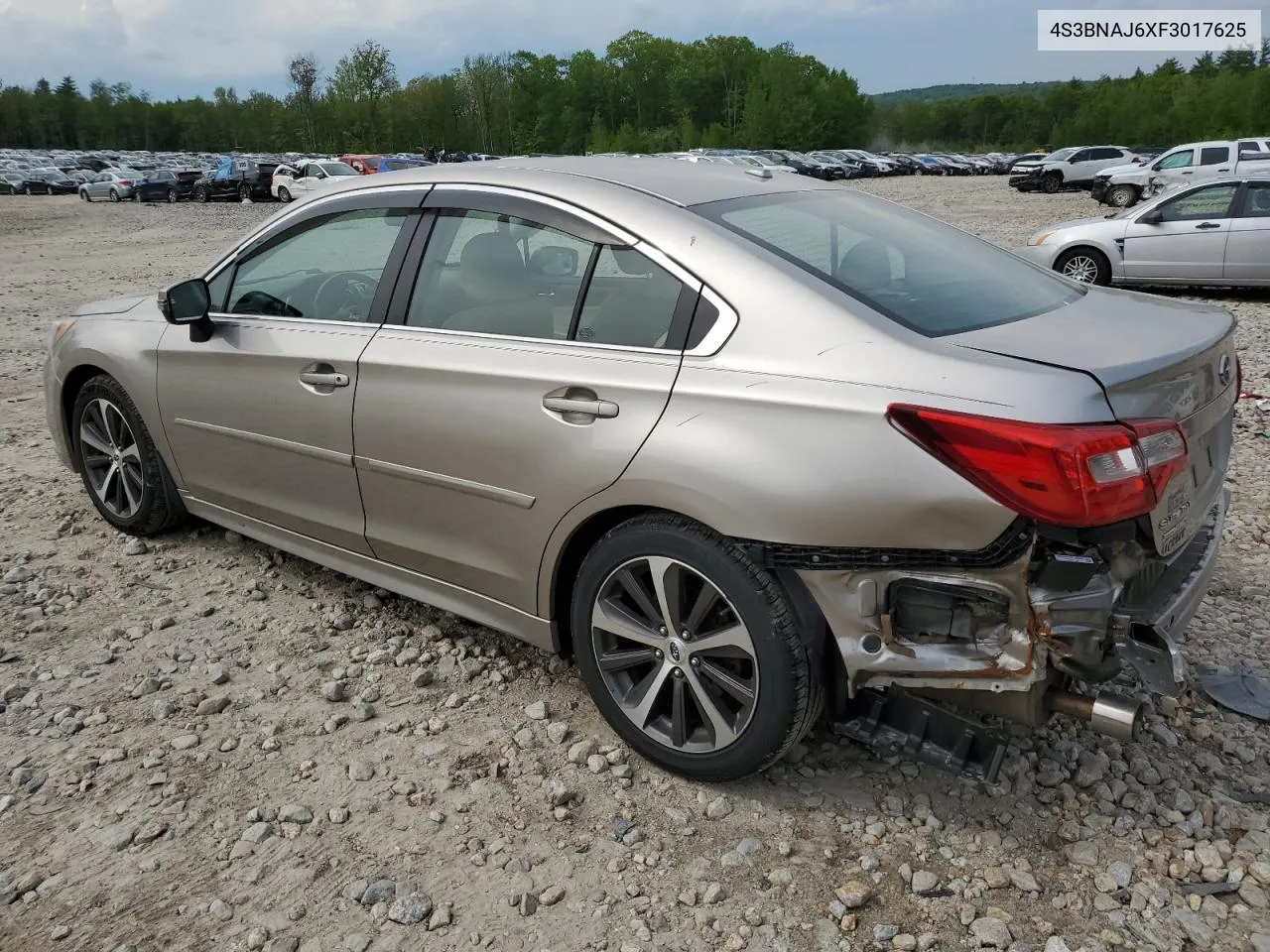 2015 Subaru Legacy 2.5I Limited VIN: 4S3BNAJ6XF3017625 Lot: 55287734