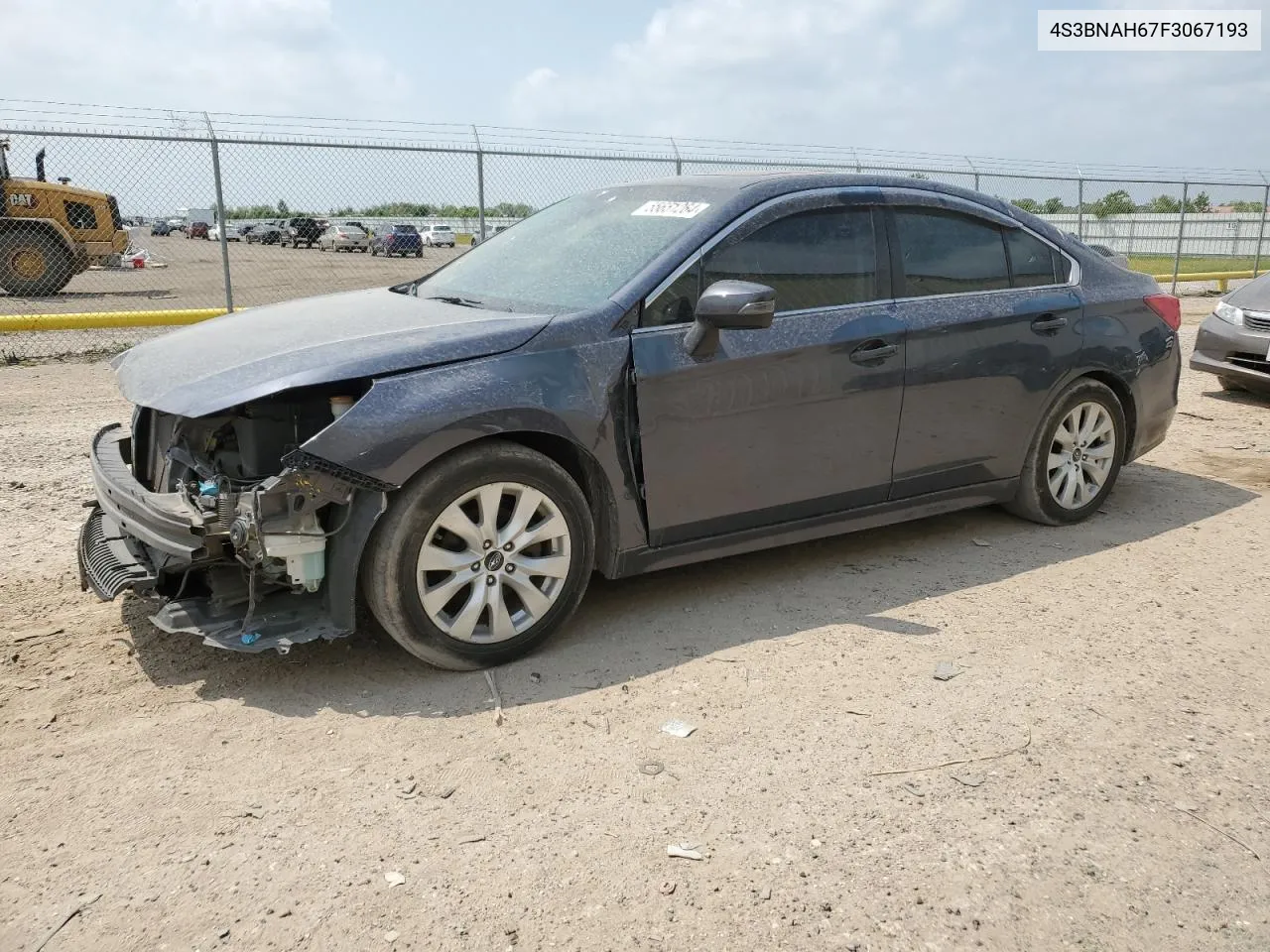 2015 Subaru Legacy 2.5I Premium VIN: 4S3BNAH67F3067193 Lot: 55651264