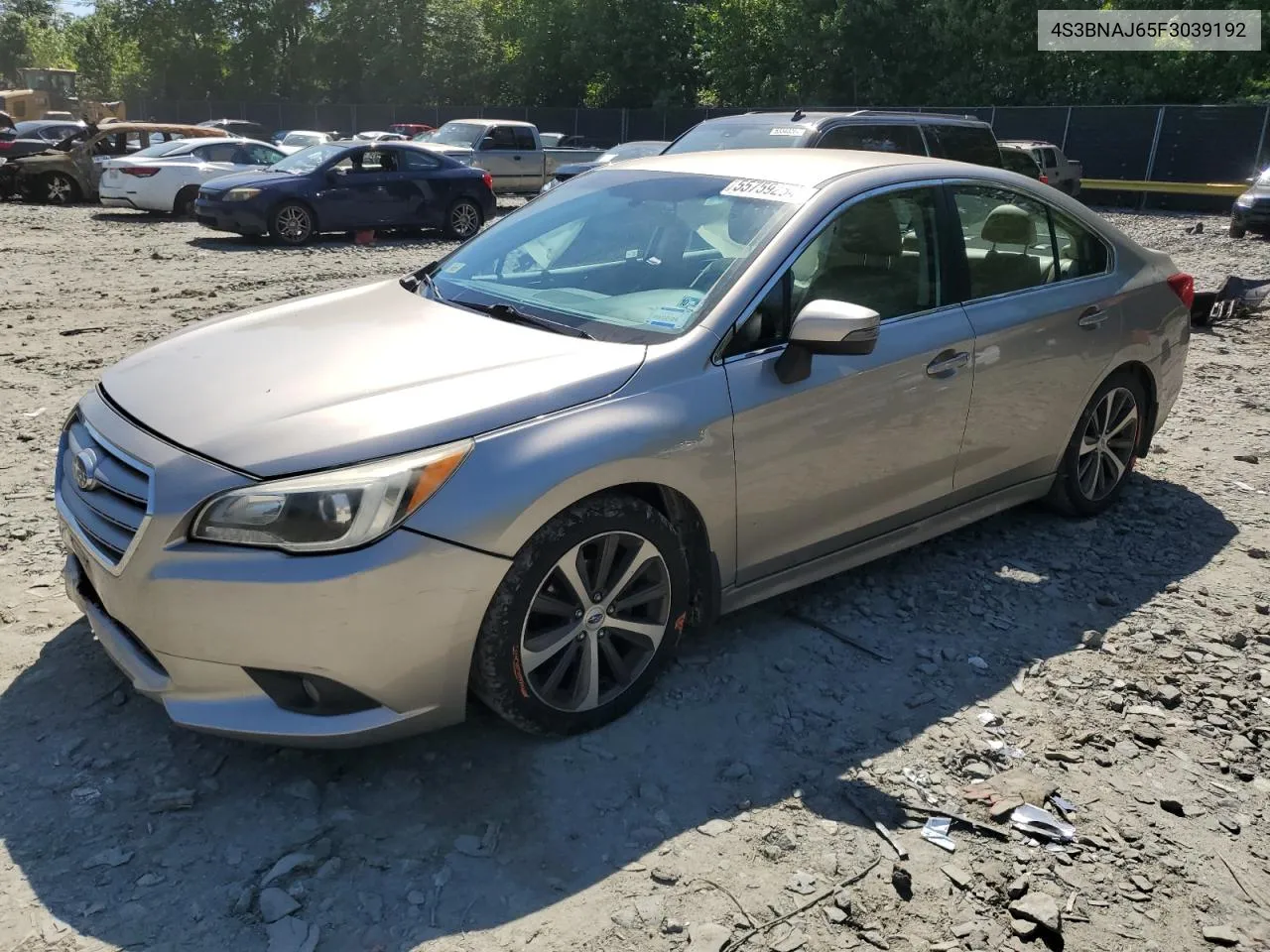 2015 Subaru Legacy 2.5I Limited VIN: 4S3BNAJ65F3039192 Lot: 55759254