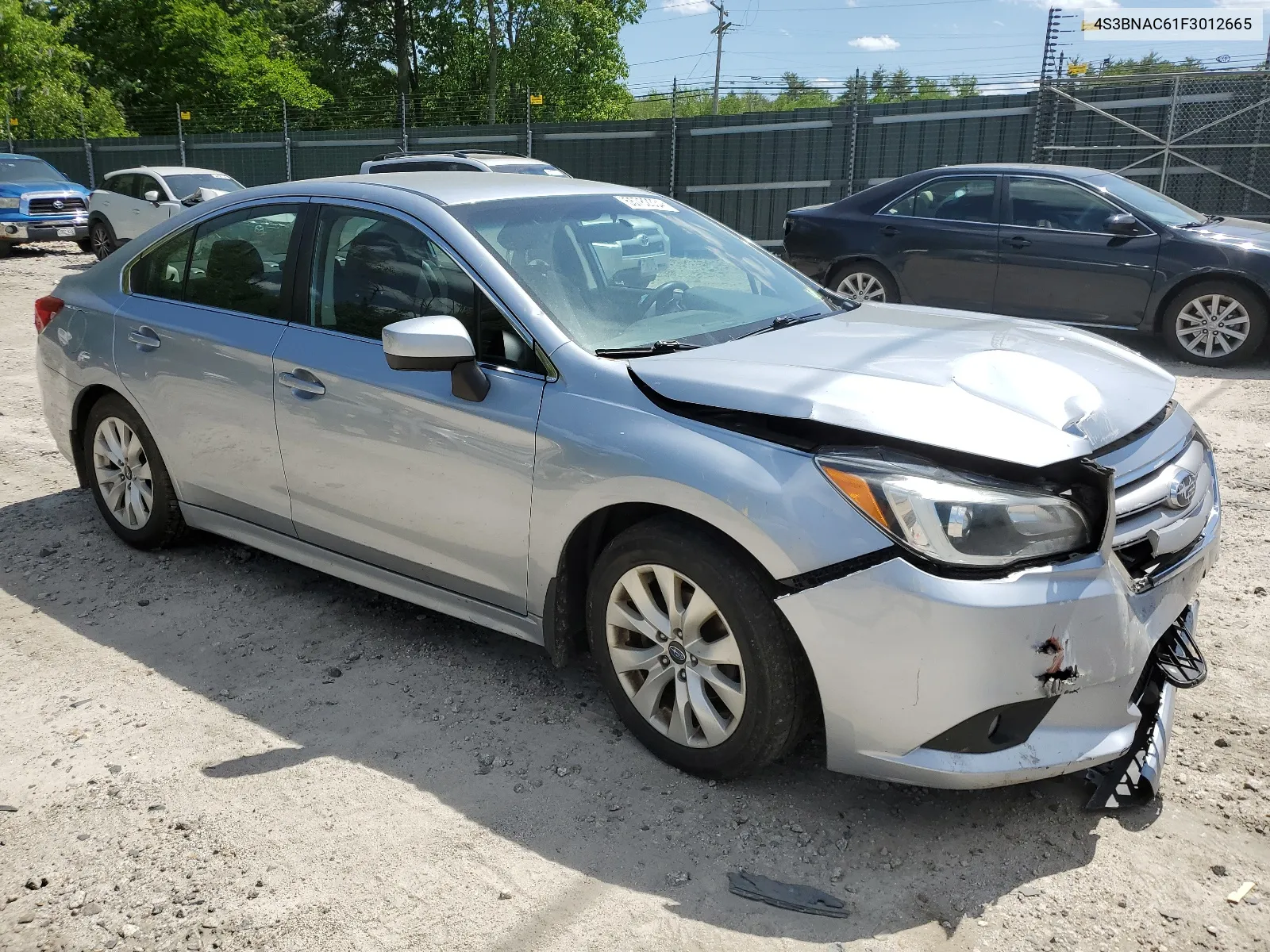 2015 Subaru Legacy 2.5I Premium VIN: 4S3BNAC61F3012665 Lot: 55782334