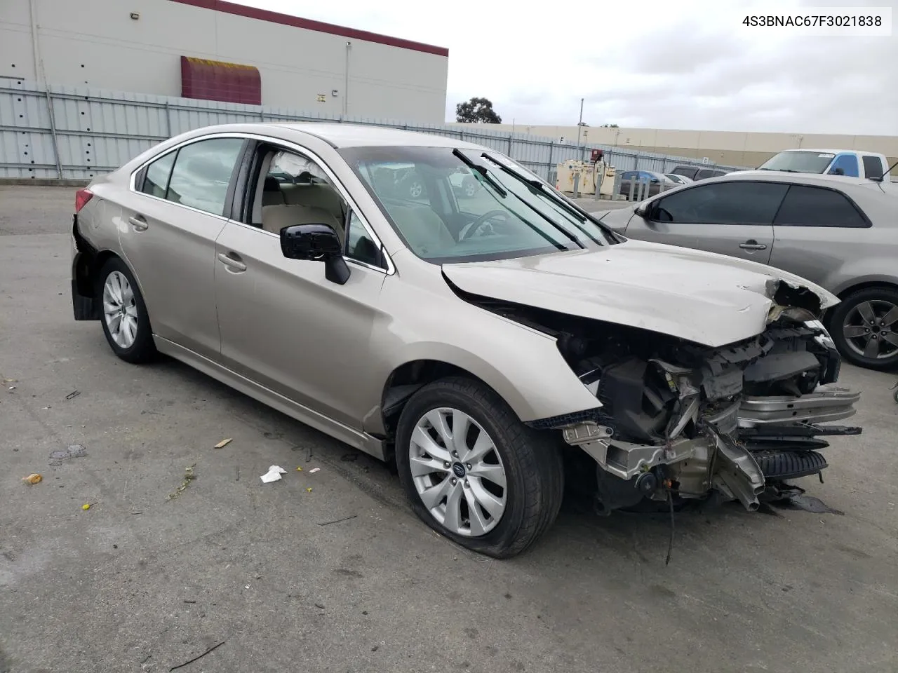 2015 Subaru Legacy 2.5I Premium VIN: 4S3BNAC67F3021838 Lot: 56270634