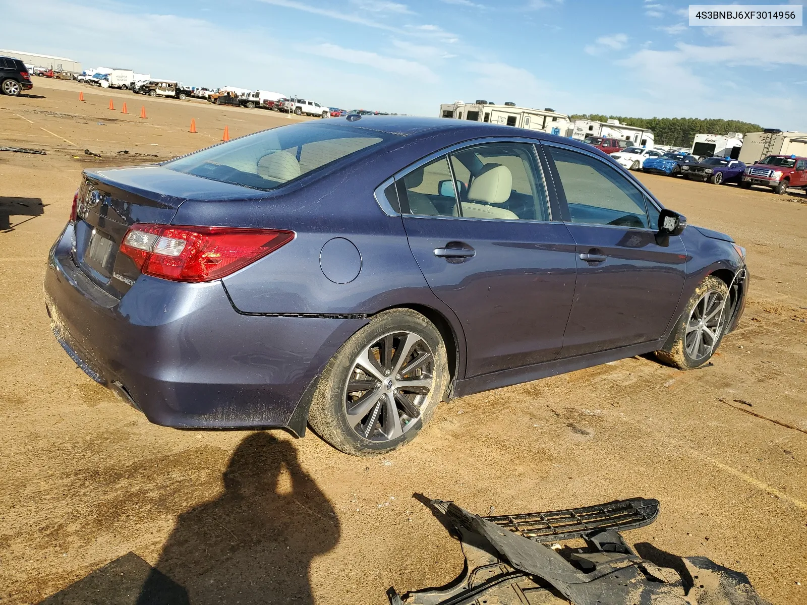 2015 Subaru Legacy 2.5I Limited VIN: 4S3BNBJ6XF3014956 Lot: 57317954