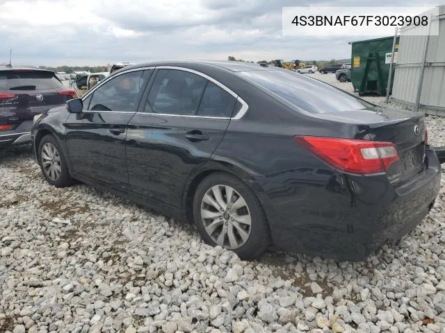 2015 Subaru Legacy 2.5I Premium VIN: 4S3BNAF67F3023908 Lot: 59009234