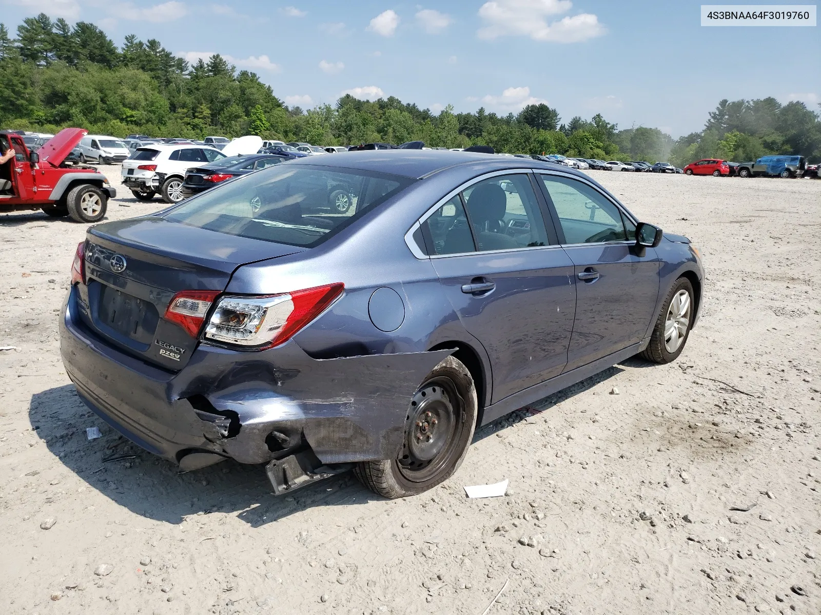 4S3BNAA64F3019760 2015 Subaru Legacy 2.5I