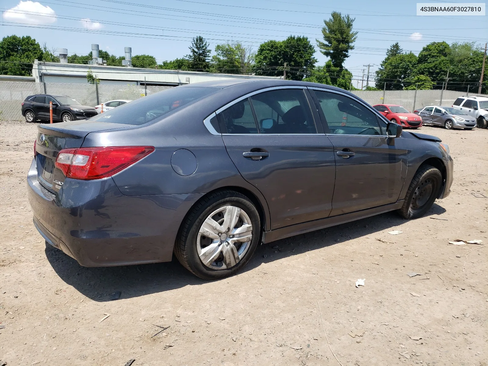 2015 Subaru Legacy 2.5I VIN: 4S3BNAA60F3027810 Lot: 59631504