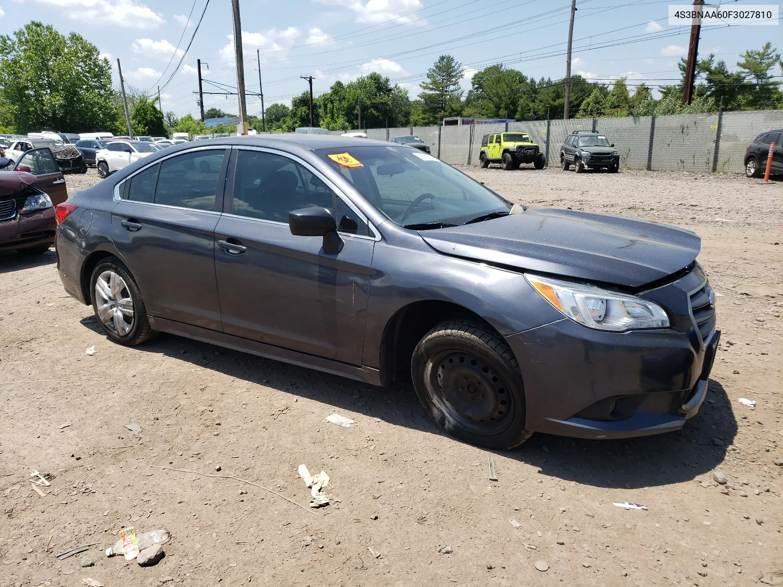 4S3BNAA60F3027810 2015 Subaru Legacy 2.5I