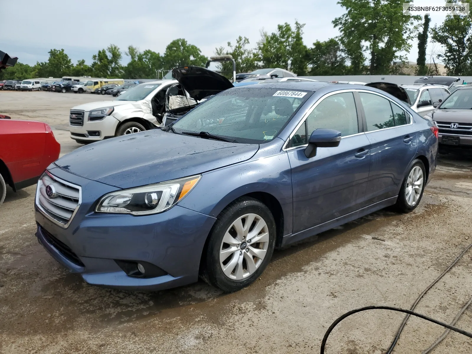 2015 Subaru Legacy 2.5I Premium VIN: 4S3BNBF62F3059138 Lot: 60867844