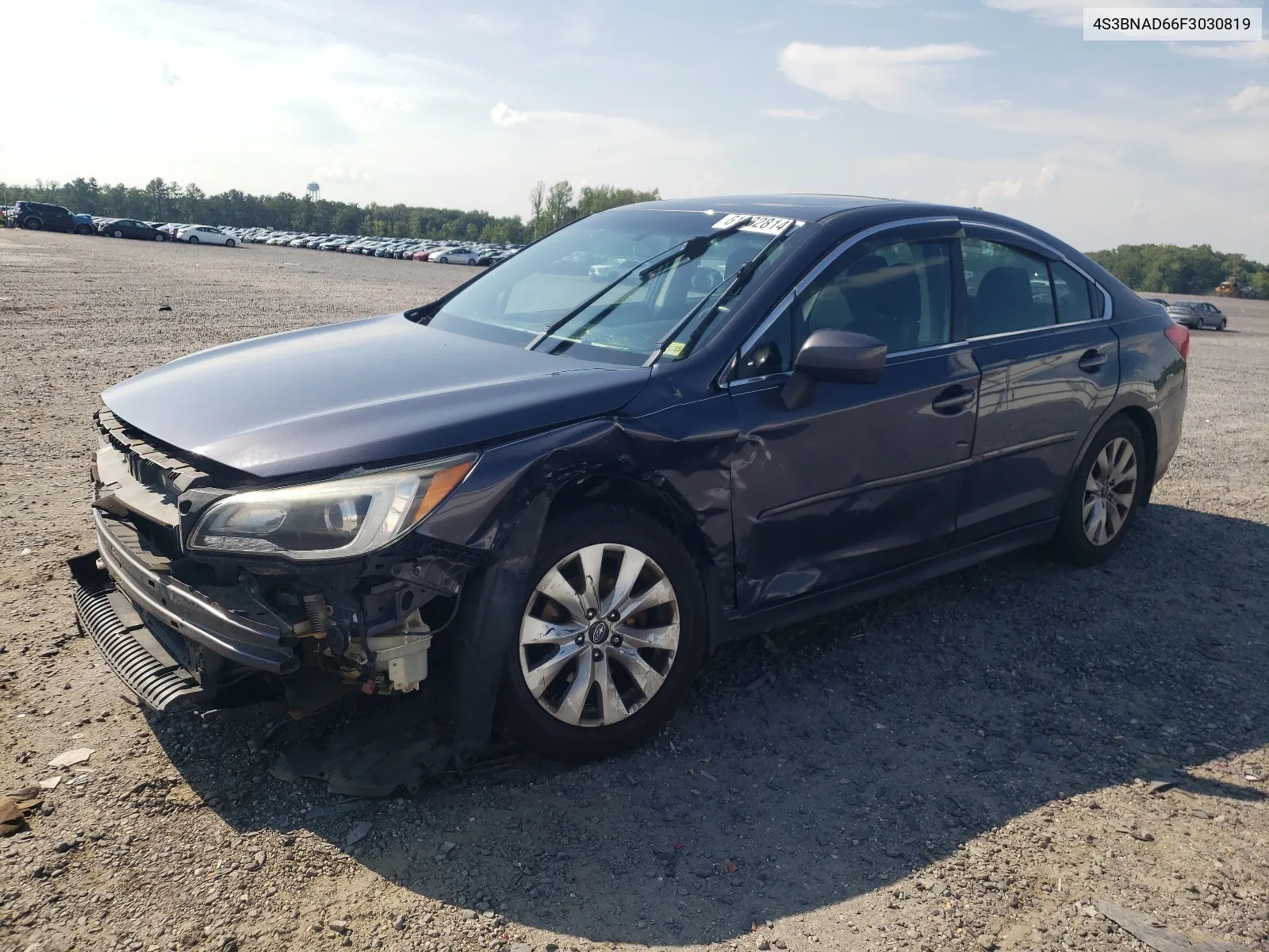 2015 Subaru Legacy 2.5I Premium VIN: 4S3BNAD66F3030819 Lot: 61832814