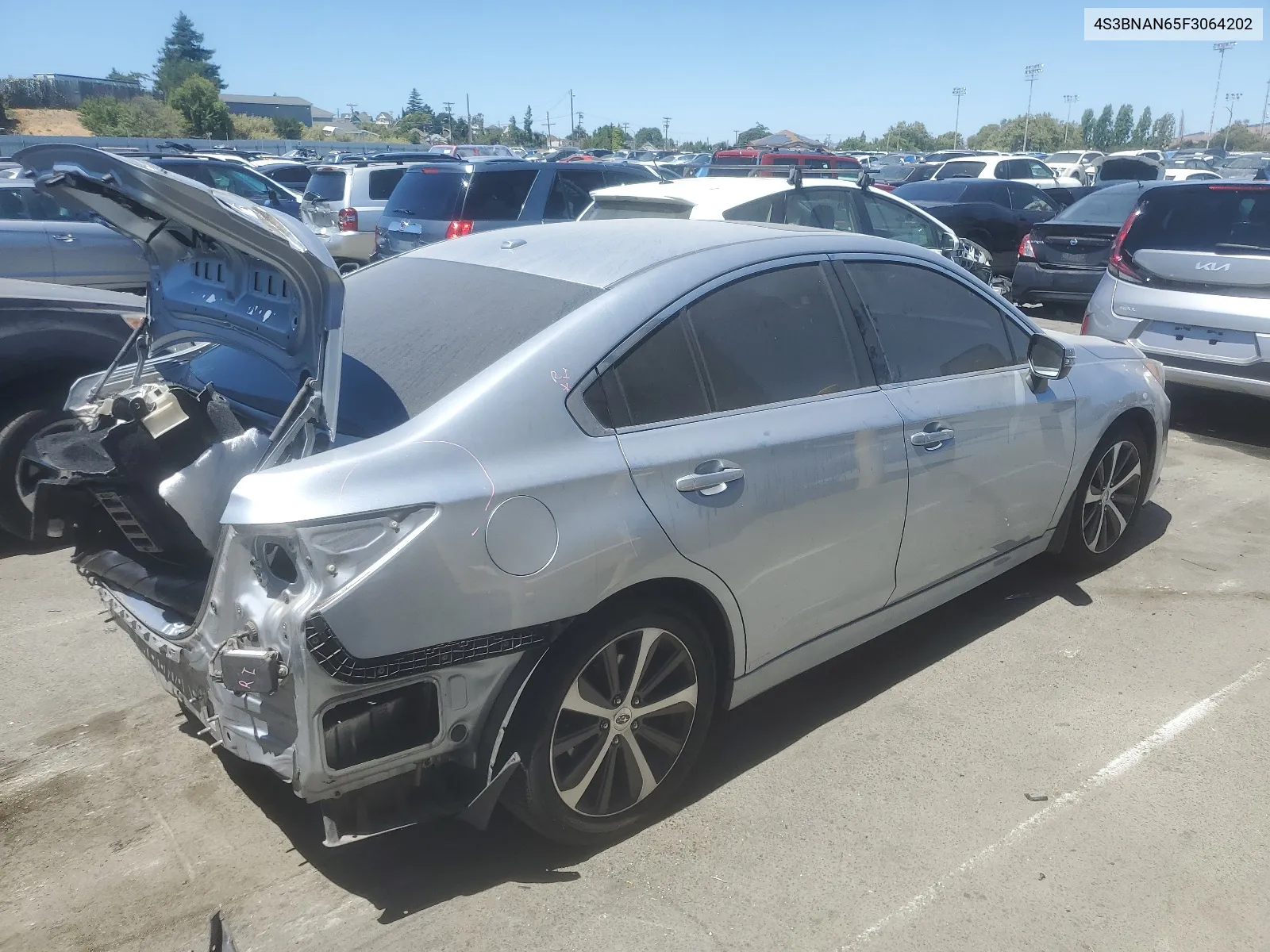 2015 Subaru Legacy 2.5I Limited VIN: 4S3BNAN65F3064202 Lot: 63534444