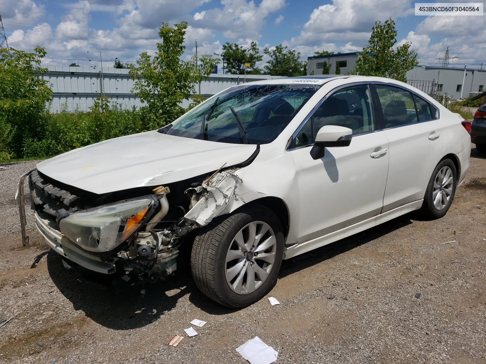 2015 Subaru Legacy 2.5I Premium VIN: 4S3BNCD60F3040564 Lot: 64833644