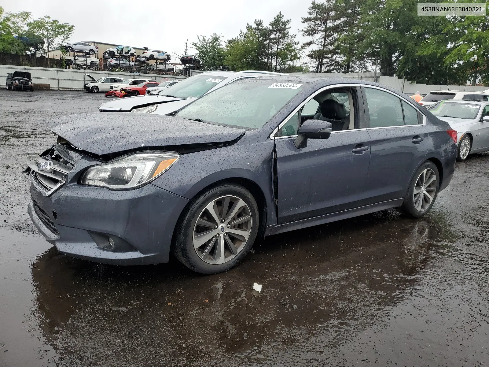 2015 Subaru Legacy 2.5I Limited VIN: 4S3BNAN63F3040321 Lot: 64862584