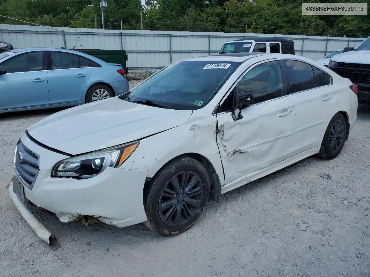 2015 Subaru Legacy 2.5I Premium VIN: 4S3BNBH6XF3030113 Lot: 66285604