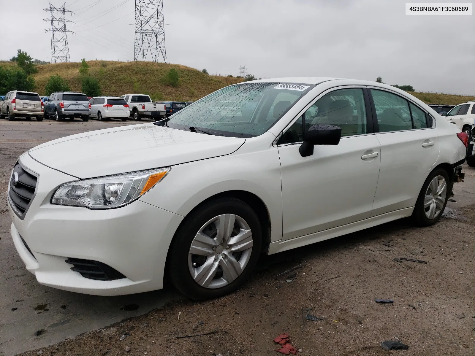 2015 Subaru Legacy 2.5I VIN: 4S3BNBA61F3060689 Lot: 66565454