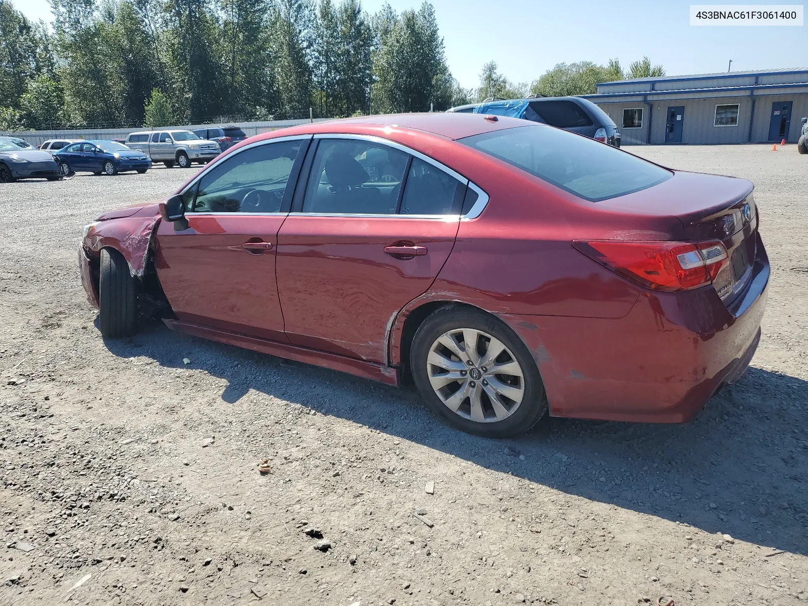 2015 Subaru Legacy 2.5I Premium VIN: 4S3BNAC61F3061400 Lot: 66575454