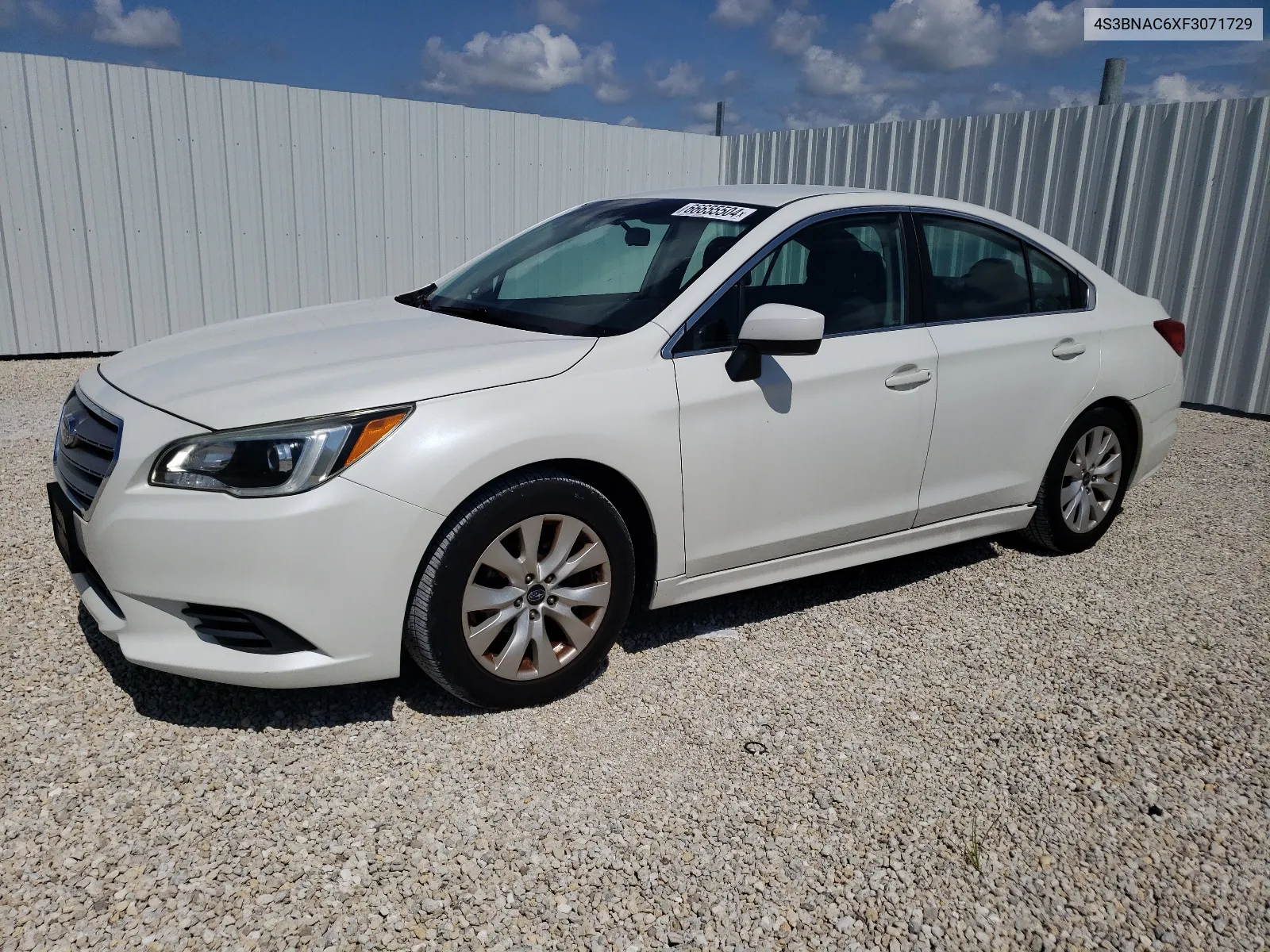 2015 Subaru Legacy 2.5I Premium VIN: 4S3BNAC6XF3071729 Lot: 66655504