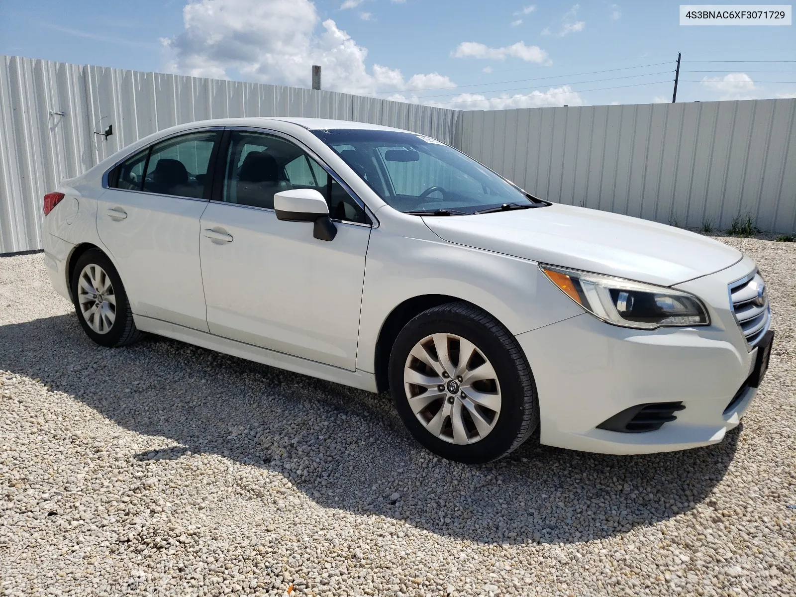 2015 Subaru Legacy 2.5I Premium VIN: 4S3BNAC6XF3071729 Lot: 66655504