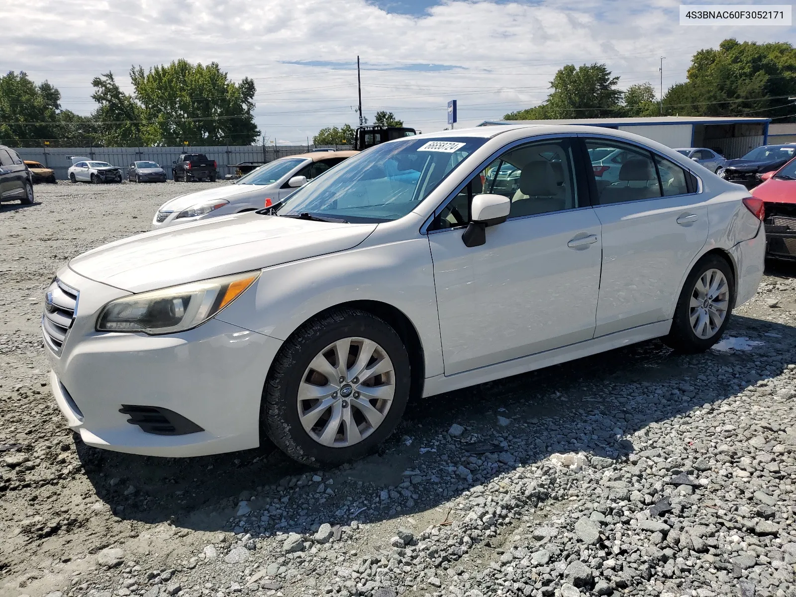 2015 Subaru Legacy 2.5I Premium VIN: 4S3BNAC60F3052171 Lot: 66658724