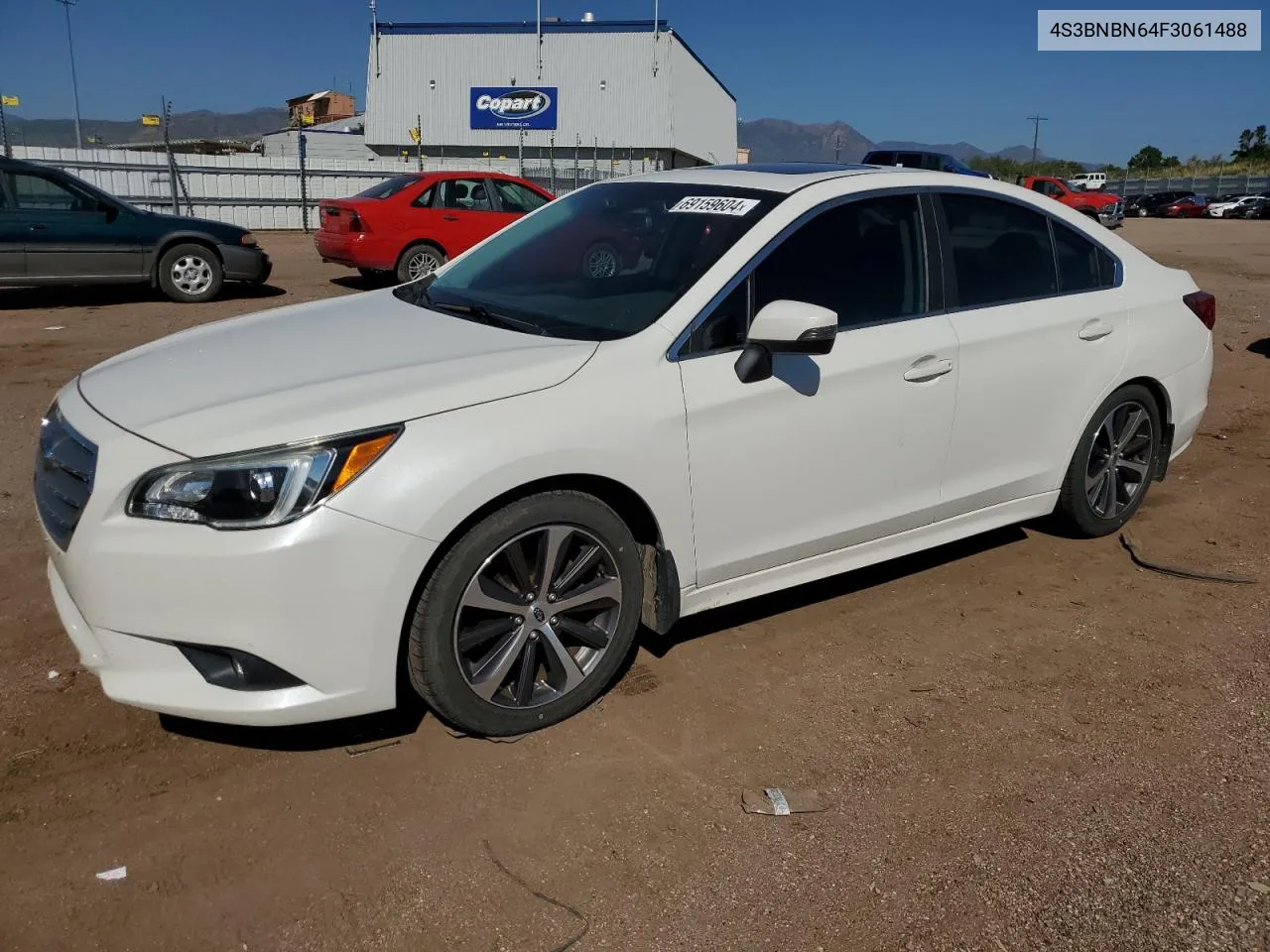 2015 Subaru Legacy 2.5I Limited VIN: 4S3BNBN64F3061488 Lot: 69159604