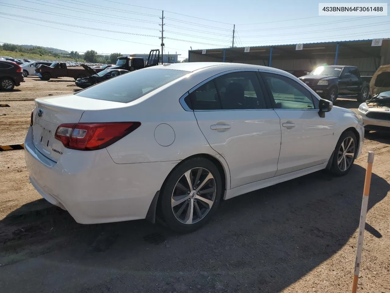 4S3BNBN64F3061488 2015 Subaru Legacy 2.5I Limited