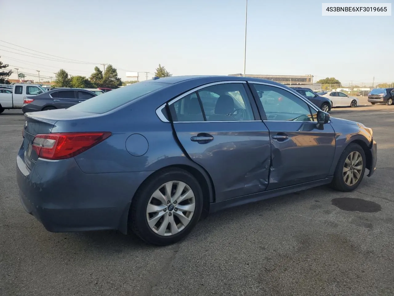 2015 Subaru Legacy 2.5I Premium VIN: 4S3BNBE6XF3019665 Lot: 70707694