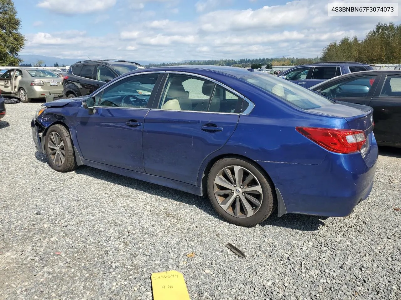 2015 Subaru Legacy 2.5I Limited VIN: 4S3BNBN67F3074073 Lot: 71456644