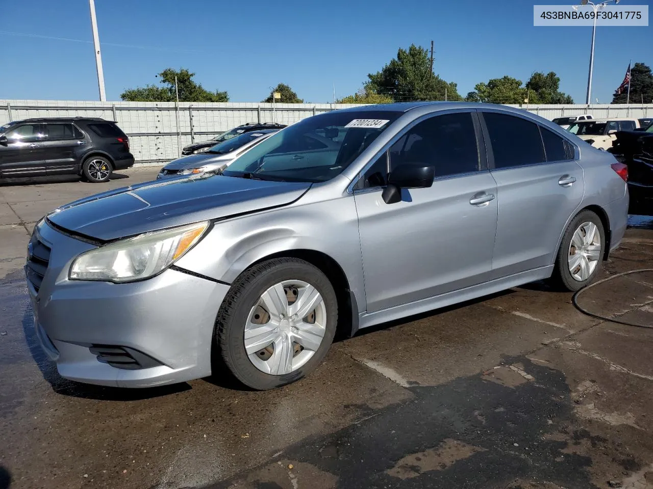 2015 Subaru Legacy 2.5I VIN: 4S3BNBA69F3041775 Lot: 72001234