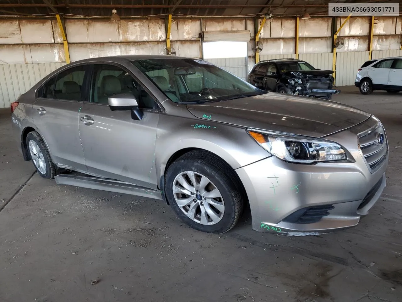 2016 Subaru Legacy 2.5I Premium VIN: 4S3BNAC66G3051771 Lot: 50801804