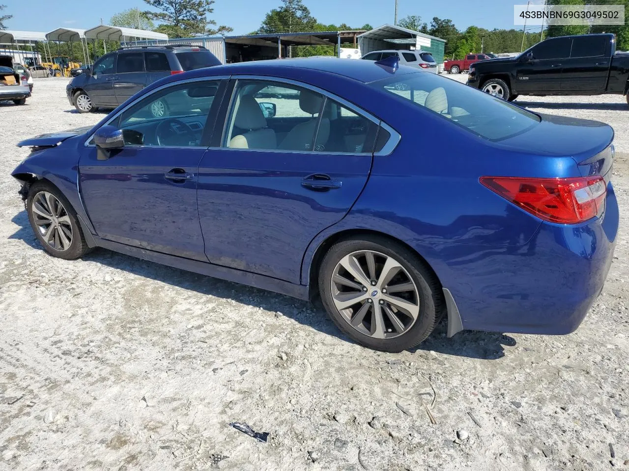 2016 Subaru Legacy 2.5I Limited VIN: 4S3BNBN69G3049502 Lot: 51019074