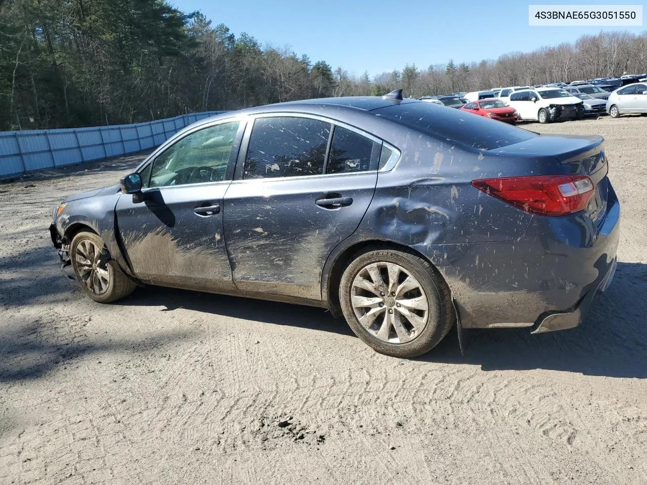 2016 Subaru Legacy 2.5I Premium VIN: 4S3BNAE65G3051550 Lot: 51362394