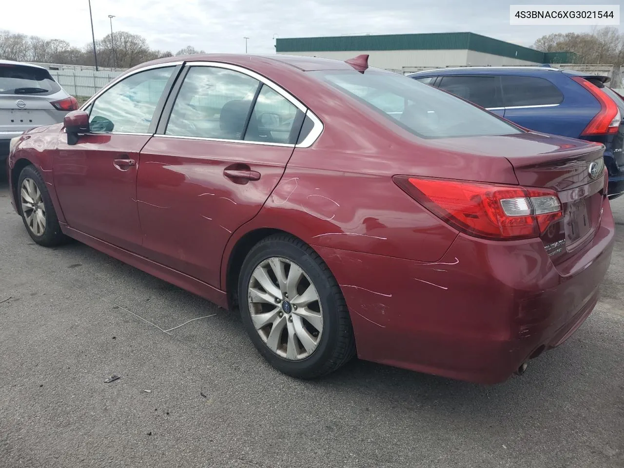 2016 Subaru Legacy 2.5I Premium VIN: 4S3BNAC6XG3021544 Lot: 52939894