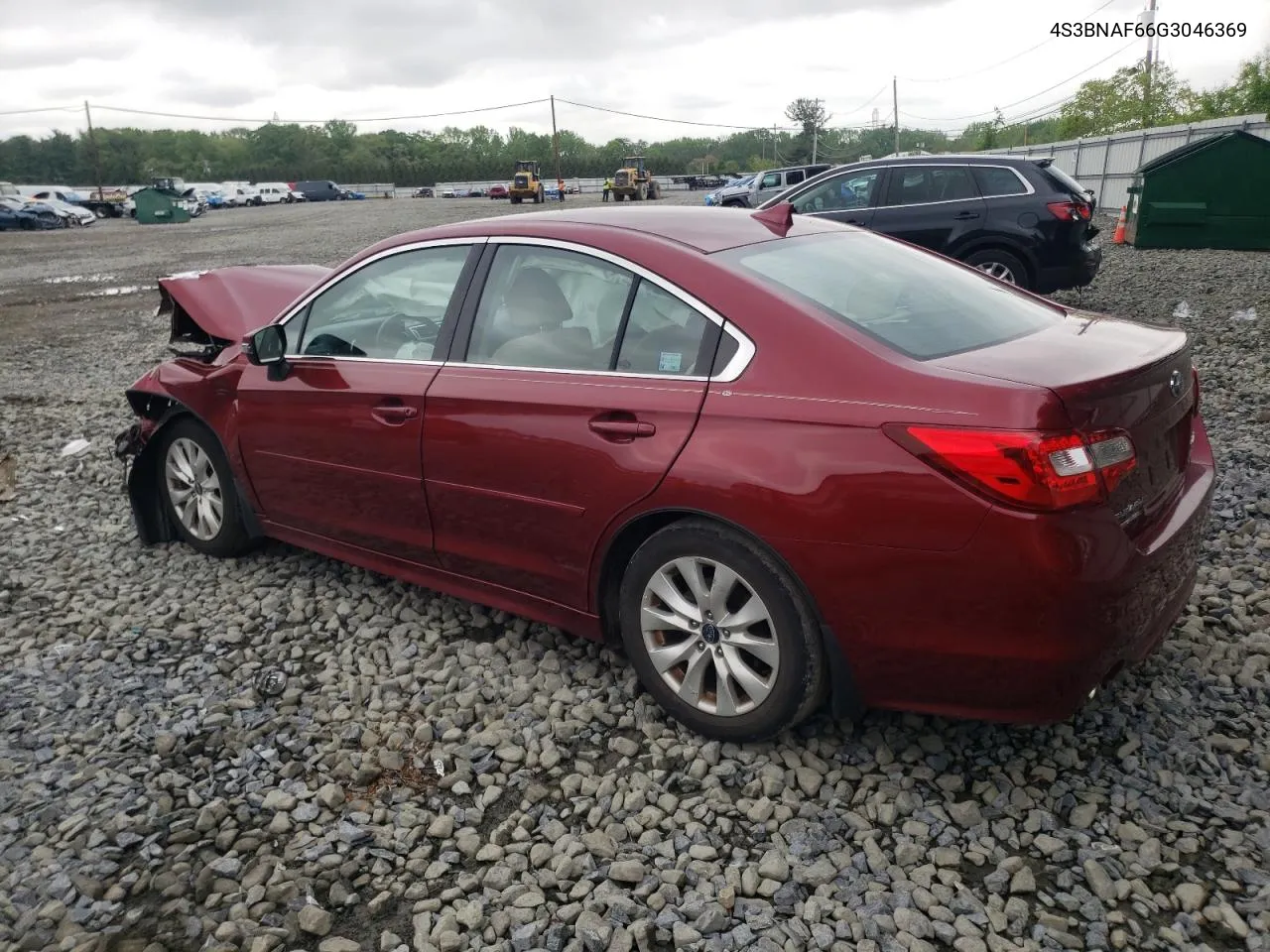 2016 Subaru Legacy 2.5I Premium VIN: 4S3BNAF66G3046369 Lot: 53624994