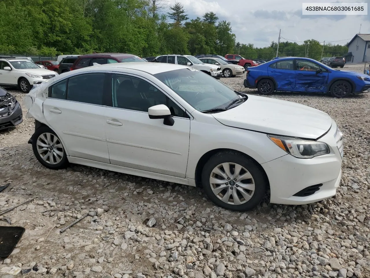 2016 Subaru Legacy 2.5I Premium VIN: 4S3BNAC68G3061685 Lot: 55603724