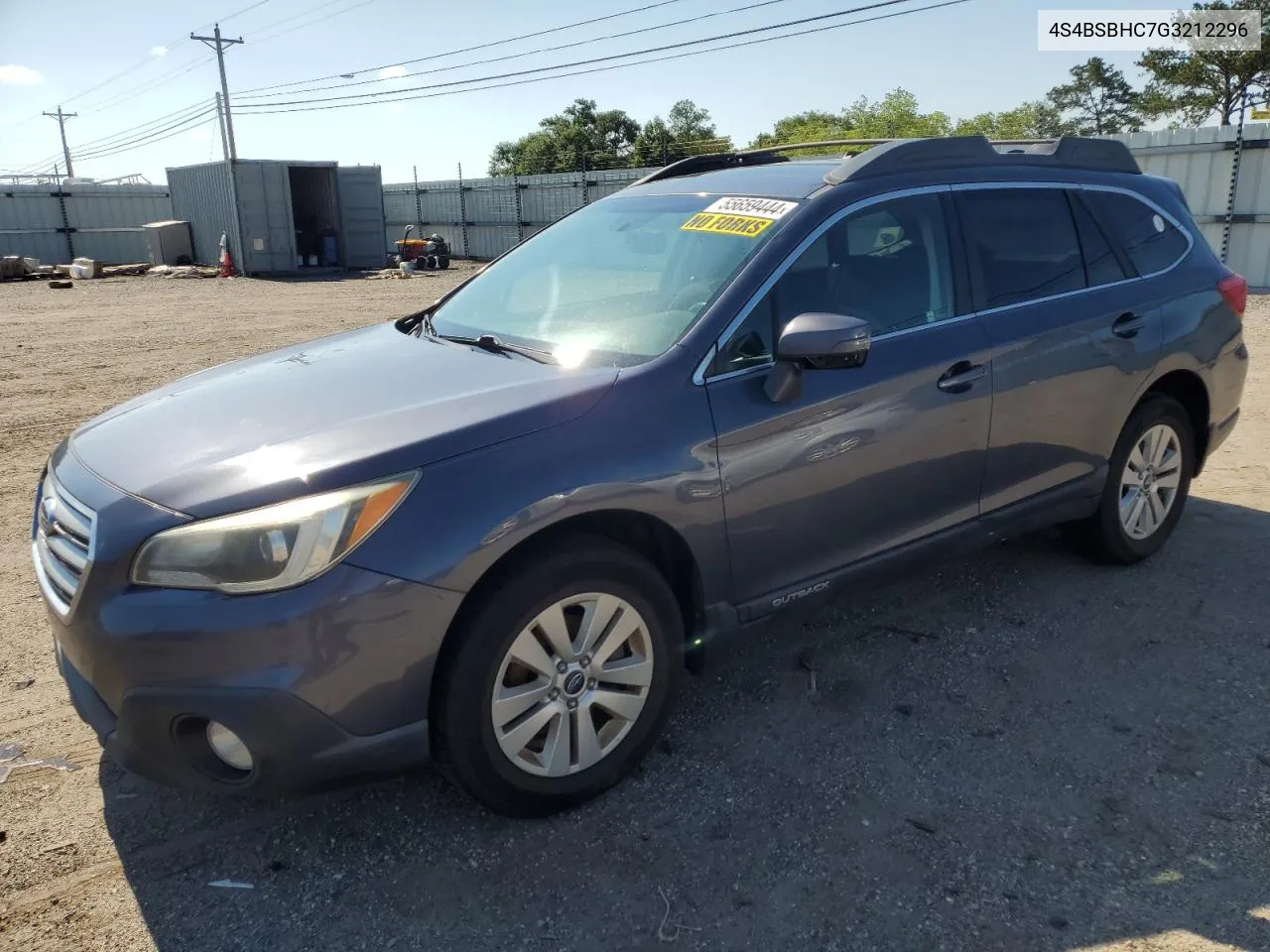 2016 Subaru Outback 2.5I Premium VIN: 4S4BSBHC7G3212296 Lot: 55659444