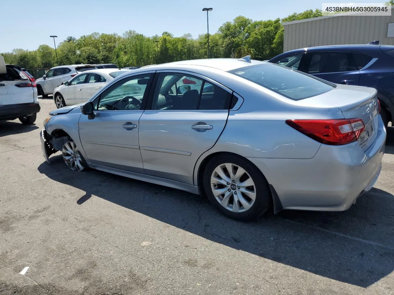 2016 Subaru Legacy 2.5I Premium VIN: 4S3BNBH65G3005945 Lot: 55789164