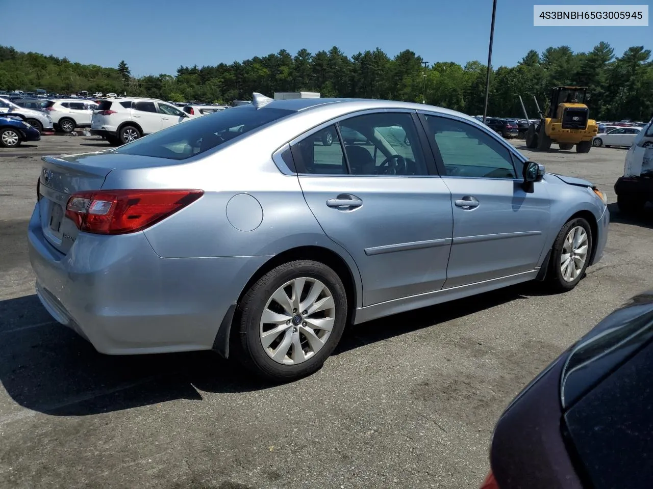 2016 Subaru Legacy 2.5I Premium VIN: 4S3BNBH65G3005945 Lot: 55789164