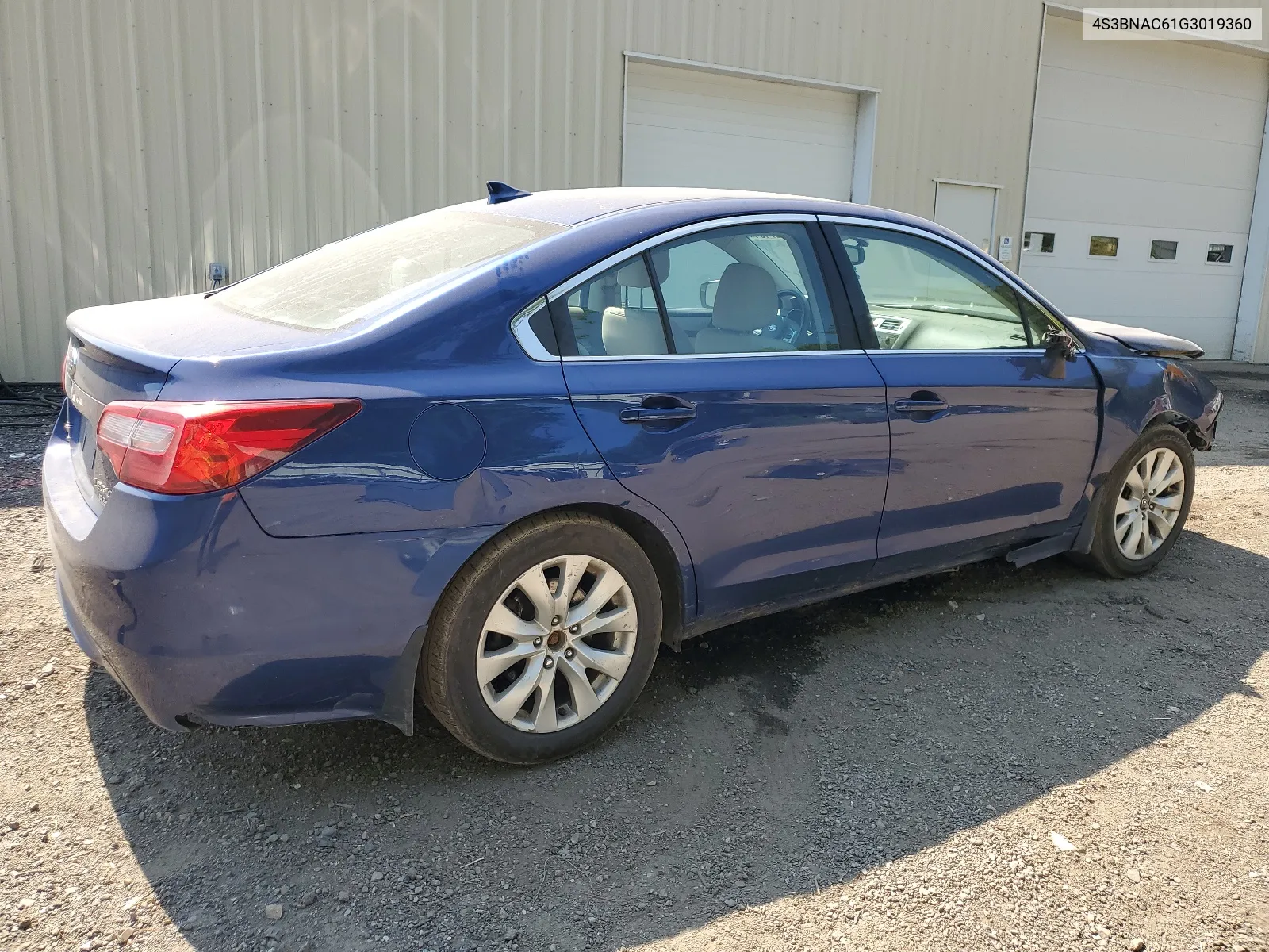 2016 Subaru Legacy 2.5I Premium VIN: 4S3BNAC61G3019360 Lot: 59027484