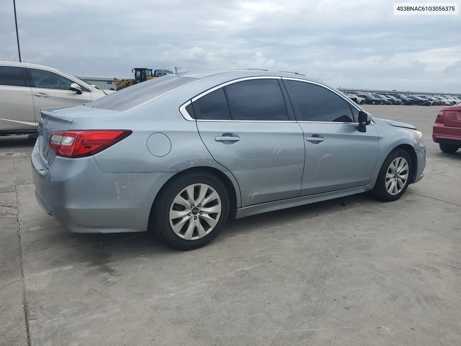 2016 Subaru Legacy 2.5I Premium VIN: 4S3BNAC61G3056375 Lot: 61479054